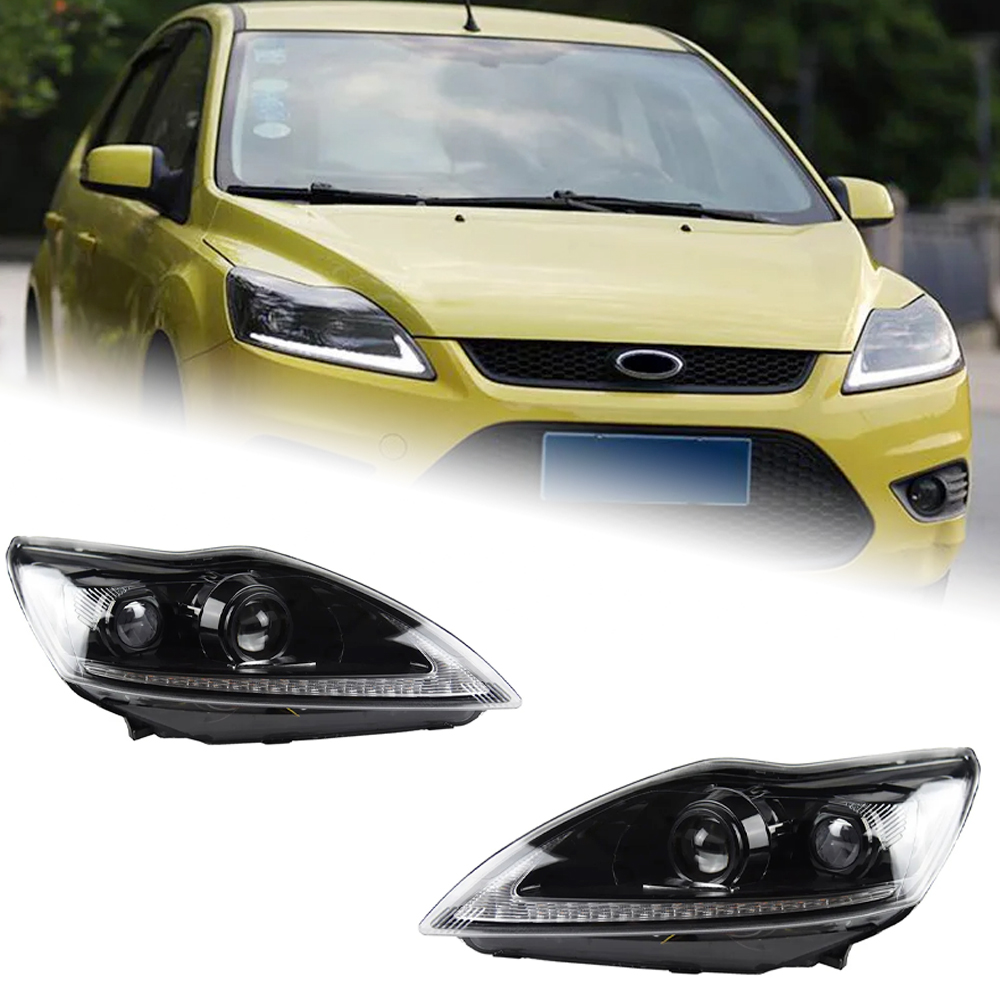 AKD Car Styling for Ford Focus Headlights 2009-2011 Focus 2 LED Headlight Dynamic Signal Led Drl Hid Bi Xenon Auto Accessories