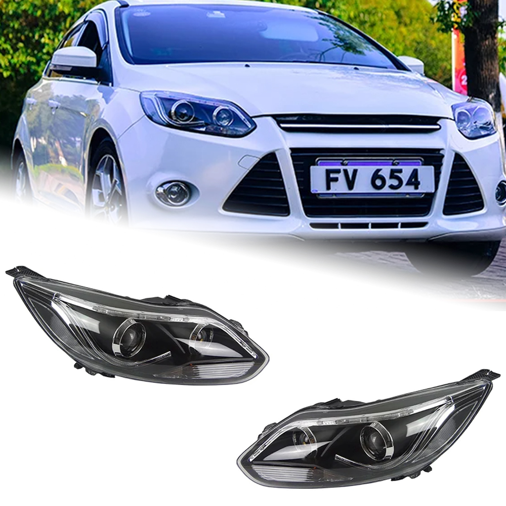 AKD Car Styling for Ford Focus Headlights 2012-2014 Focus 3 LED Headlight DRL Hid Head Lamp Angel Eye Bi Xenon Beam Accessories