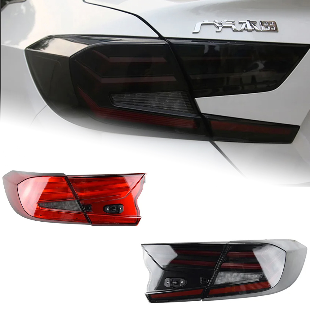 AKD Car Styling for Honda Accord Tail Light 2018-2022 New Accord LED Tail Lamp Rear Lamp DRL Signal Brake Reverse auto Accessories