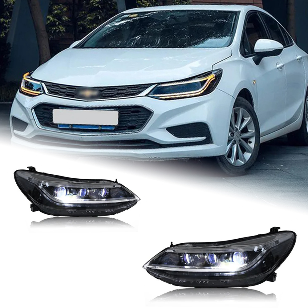 AKD Car Styling Head Lamp for Chevrolet Cruze Headlights 2017-2018 All New Cruze LED Headlight DRL Hid Bi Xenon Auto Accessories