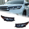 AKD Car Styling Headlights for Toyota Highlander LED Headlight 2018-2020 Kluger Angel Eye DRL Animation Blue Automotive Accessories