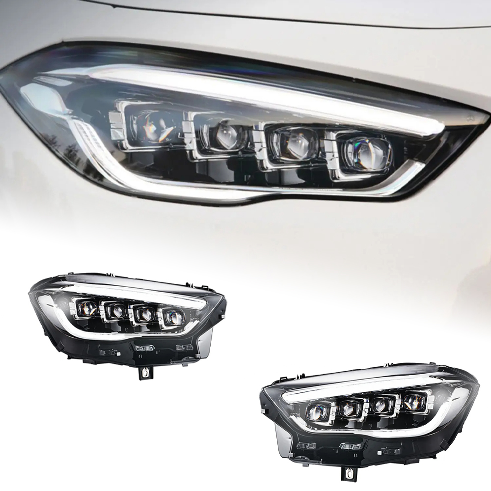 AKD Car Front Headlight For Benz GLA200 220 260 LED Headlights 2020-2022 Styling Dynamic Turn Signal Lens Automotive Accessories