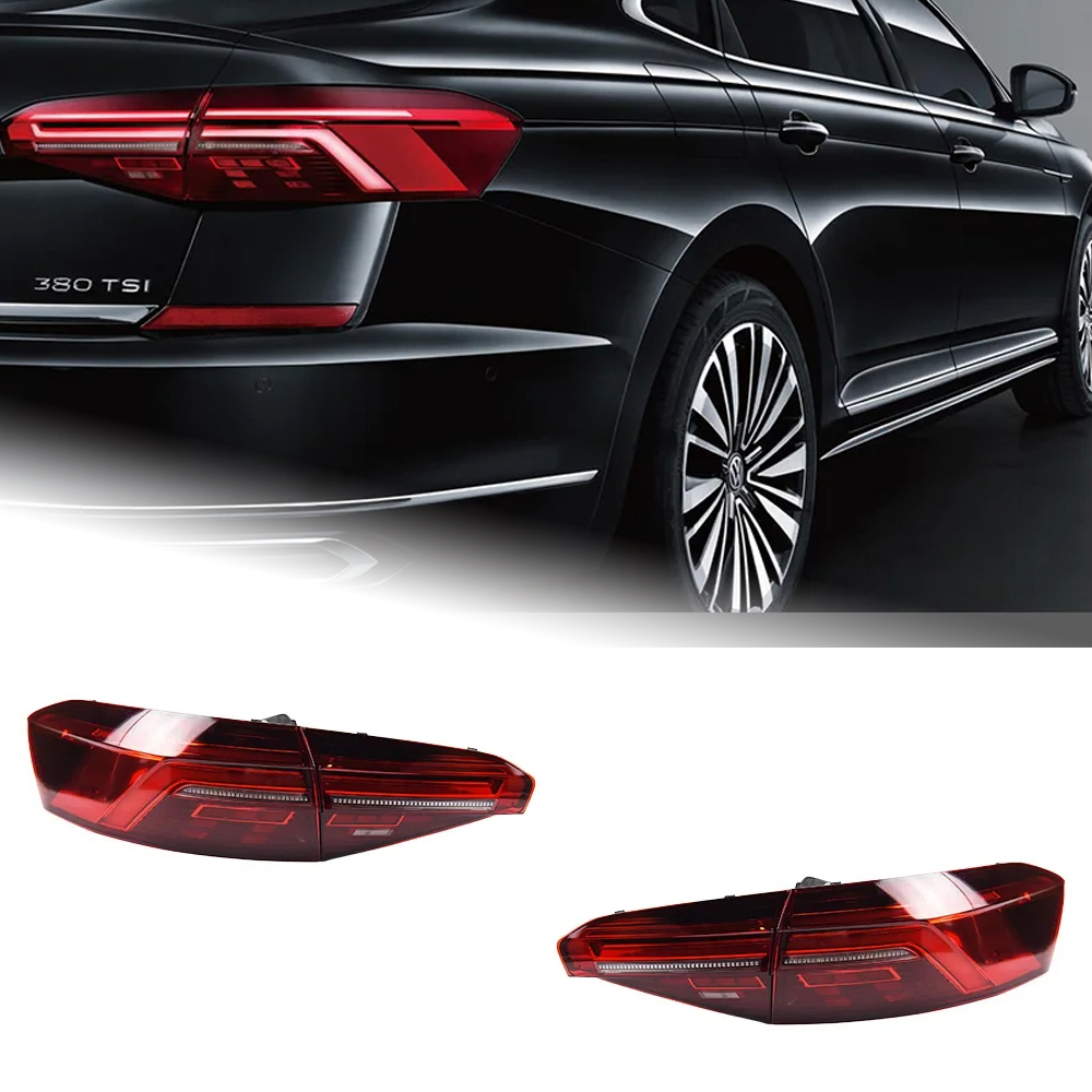 AKD Car Styling for VW Passat B9 Tail Lamp 2019-2020 New Passat B8.5 US Version LED Tali Light DRL Dynamic Signal Rear Lamp Accessories