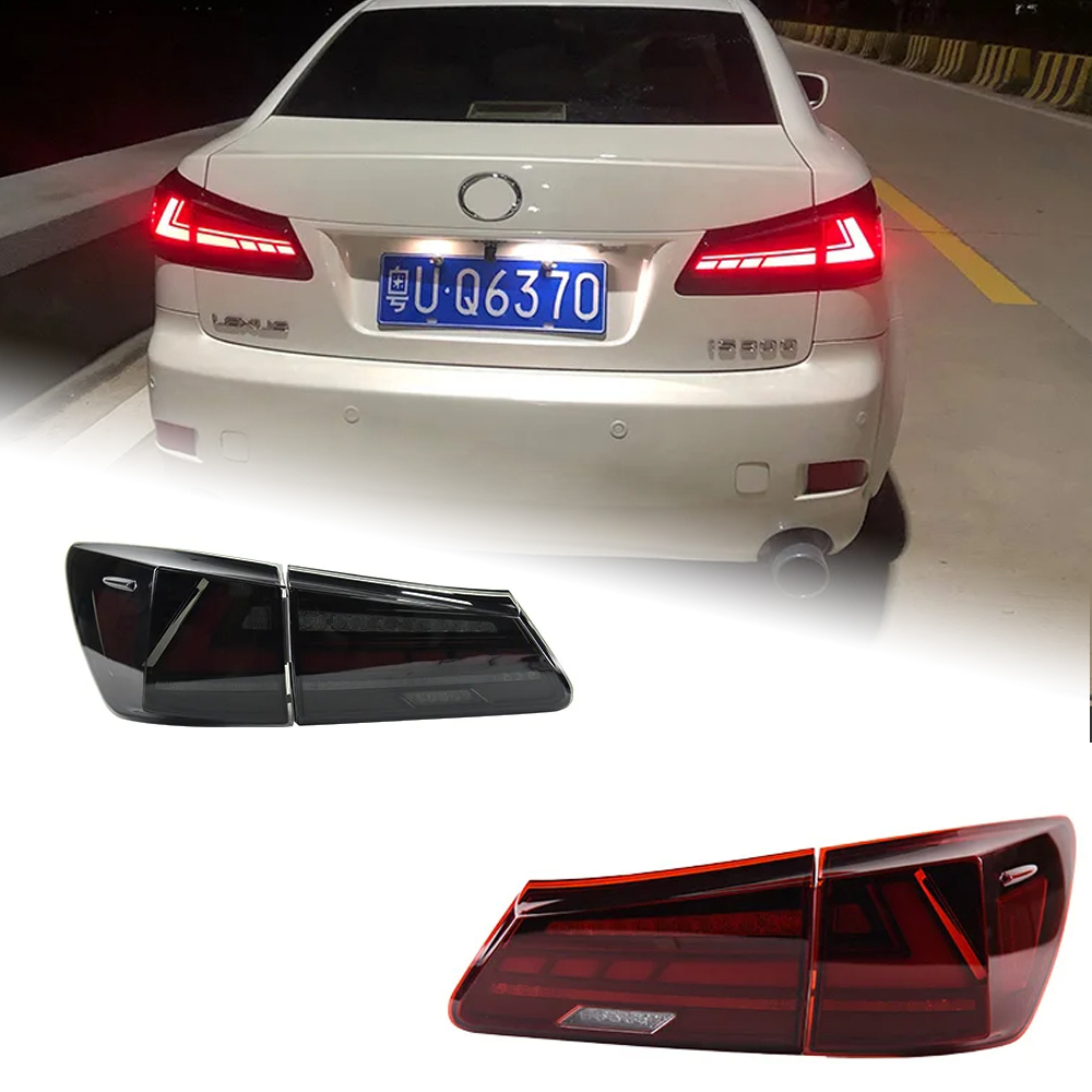 AKD Car Styling Tail Lamp for Lexus IS250 Tail Lights 2006-2012 IS300 LED Tail Light IS350 DRL Signal Brake Reverse auto Accessories