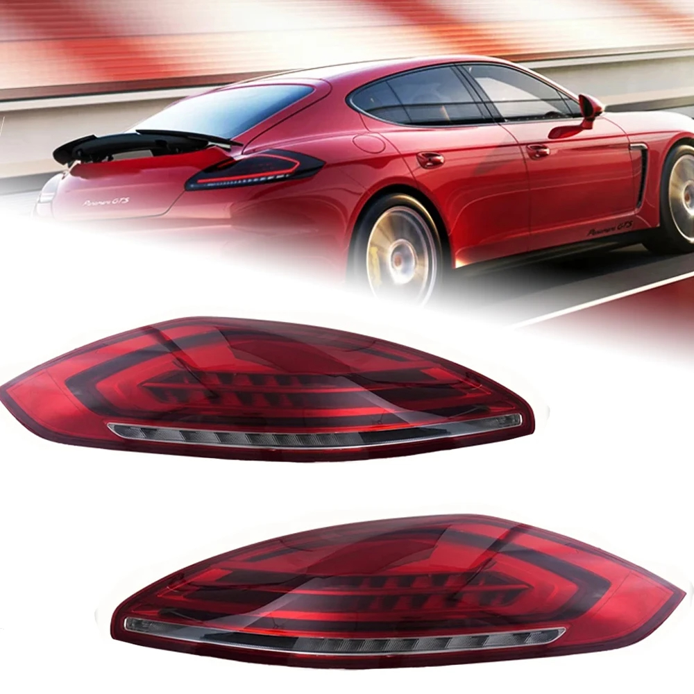 AKD Car Styling for Porsche Panamera LED Tail Light 2014-2017 Panamera Rear Fog Brake Turn Signal Auto Accessories