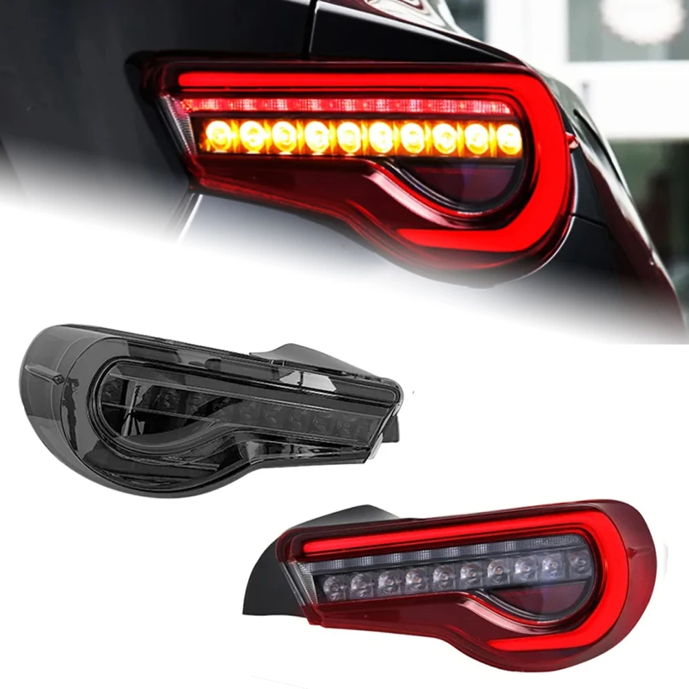 AKD Car Styling for Toyota GT86 LED Tail Light 2013-2019 Subaru BRZ FT86 Rear Fog Brake Turn Signal Auto Accessories