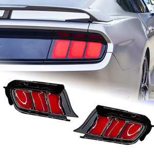 AKD Car Styling for Ford Mustang Tail Lights 2015-2019 Dynamic Signal Tail Lamp LED Tail Light DRL Brake Reverse auto Accessories