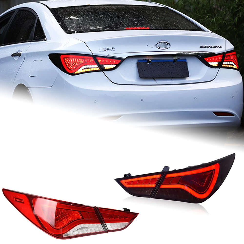 AKD Car Styling for Hyundai Sonata Tail Lights 2011-2016 Sonata YF LED Tail Lamp DRL Signal Brake Reverse auto Accessories