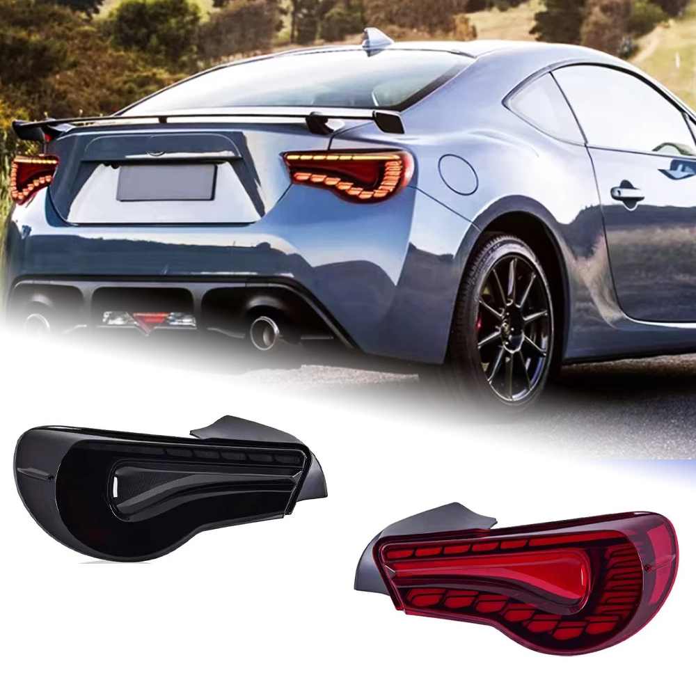 AKD Tail Lamp for Toyota GT86 LED Tail Light 2013-2019 Subaru BRZ GT86 Rear Fog Brake Turn Signal Automotive Accessories