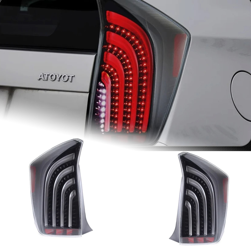 AKD Tail Lamp for Toyota PRIUS Hybrid LED Tail Light 2009-2014 PRIUS Rear Fog Brake Turn Signal Automotive Accessories