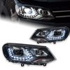 AKD Car Styling for VW Touareg LED Head light 2011-2015 Touareg LED DRL Hid Option Head Lamp Angel Eye Bi Xenon Beam Accessories