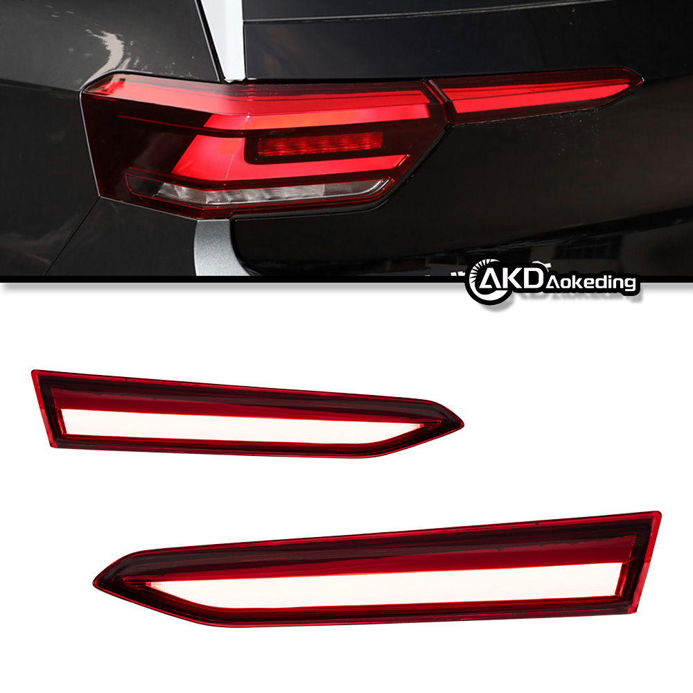 AKD Car Styling Rear Flat Light for Volkswagen ID3 Position Light LED Rear Tail Light Modification Design Flat Light Rear Cover Light Signal Light Assembly Automotive Parts