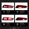 AKD Taillights For Mitsubishi Lancer A6 Tail Lights 2008-2018 Lancer EX EVO LED Tail Lamp Car Styling DRL Dynamic Turn Signal Reverse Auto Accessories