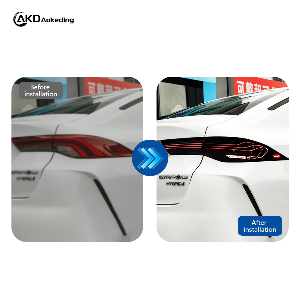 AKD Taillight Assembly for 2021-2024 Trumpchi Shadow Leopard Models, Empow Modified M4 Laser CSL Line Taillights, Shadow Leopard R Sequential Taillights.