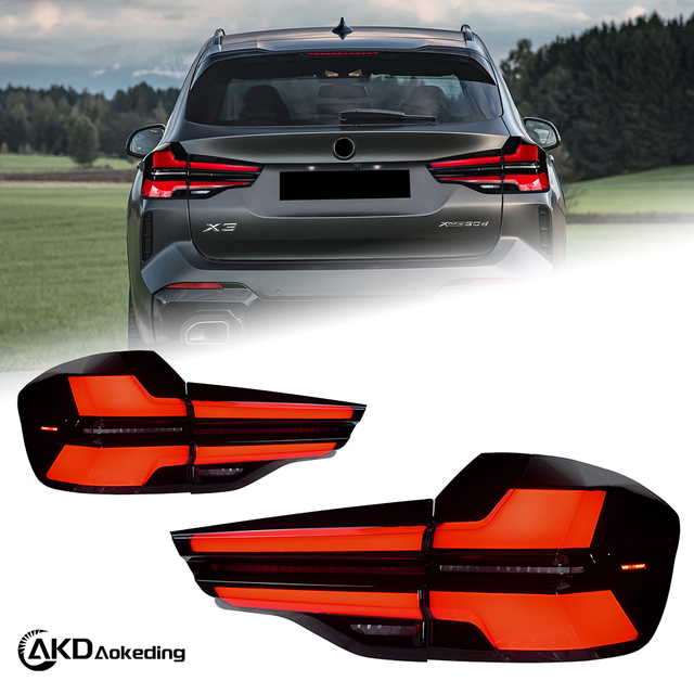AKD Taillight Assembly for 2018-2020 BMW X3 G01G08, Modified with LED Sequential Turn Signals for The New X5 Model.