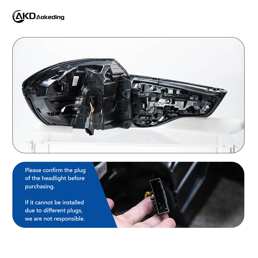 AKD LED Taillights, Daytime Running Lights, Brake Lights, And Turn Signals Suitable for 2018-2020 BMW X3 G08 G01 Models.