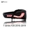 AKD taillight assembly for 2015-2019 BMW 1 Series, F20/F21 modified with dragon scale LED taillights and flowing turn signals.