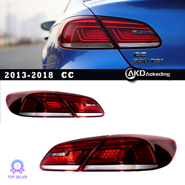 AKD is suitable for upgrading the rear taillight assembly of 2013-2018 Volkswagen CC models to high-end versions with LED turn signals and daytime running lights.