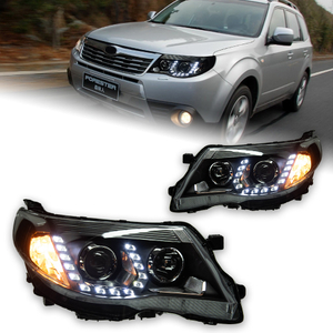 AKD Car Styling Headlights for Subaru Forester 2008-2012 LED Xenon Headlight DRL Head Lamp Led Projector Automotive Accessories