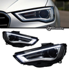 AKD Car Styling for A3 Headlights 2013-2016 Upgrade S3 All LED Headlight DRL Hid Head Lamp Angel Eye Bi Xenon Beam Accessories