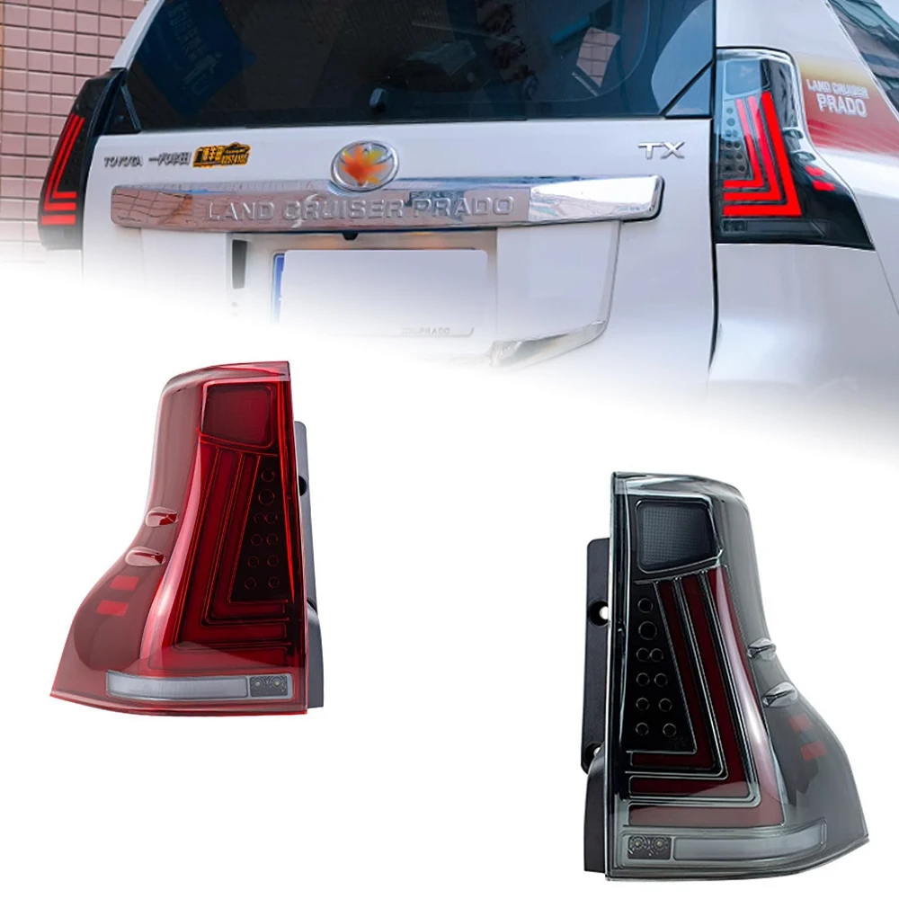 AKD Car Styling Tail Light for Prado 2700 4000 Tail Lights 2010-2020 Prado LC150 LED Tail Lamp GX460 DRL Signal auto Accessories