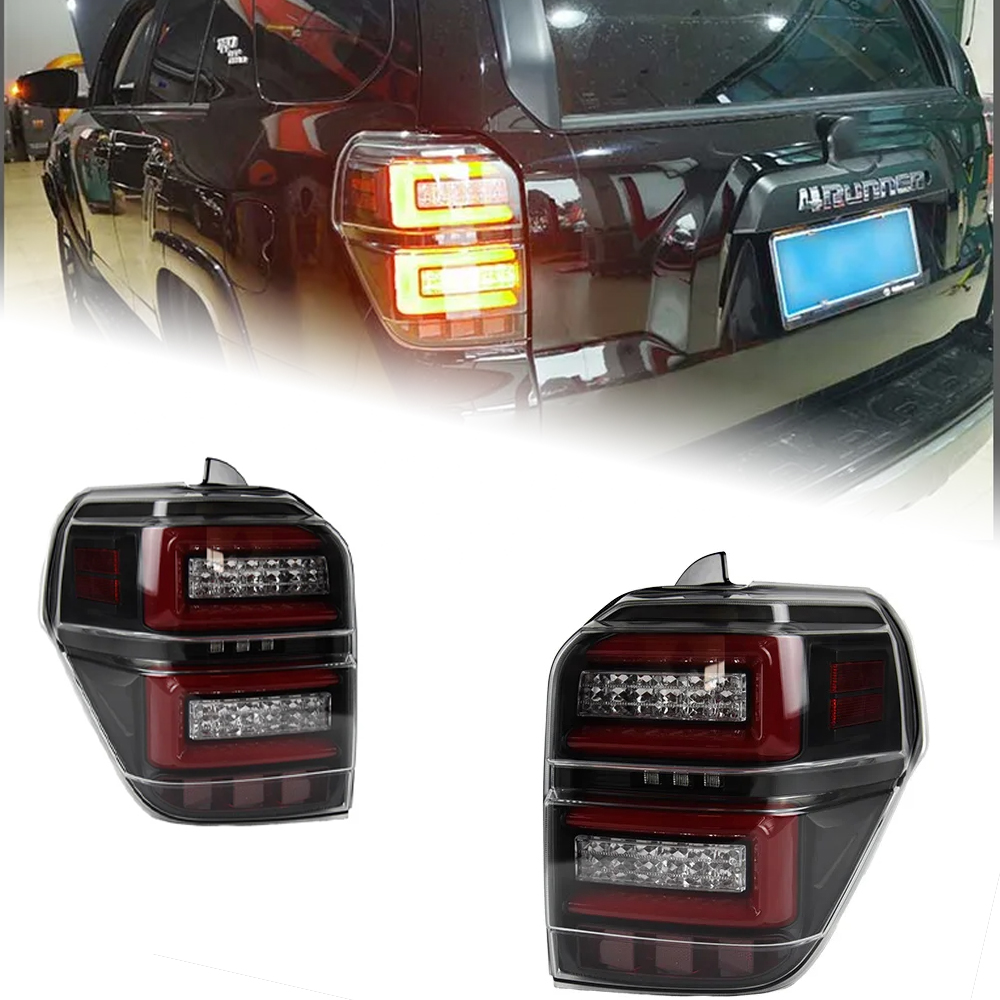 AKD Car Styling Tail Lamp for 4 Runner Tail Lights 2010-2021 4Runner LED Tail Light DRL Dynamic Signal auto Accessories