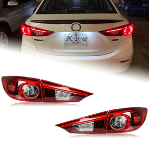 AKD Car Styling for Mazda 3 Tail Lights 2014-2018 Mazda3 Axela Sedan LED Tail Lamp LED DRL Signal Brake Reverse auto Accessories