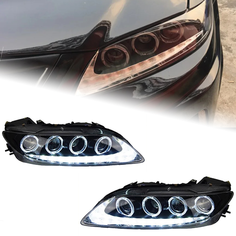 AKD Car Lights for Mazda 6 2003-2015 M6 LED Headlights Assembly Upgrade DRL Bifocal Lens Xenon Dynamic Turn Signal Lamp Accessories