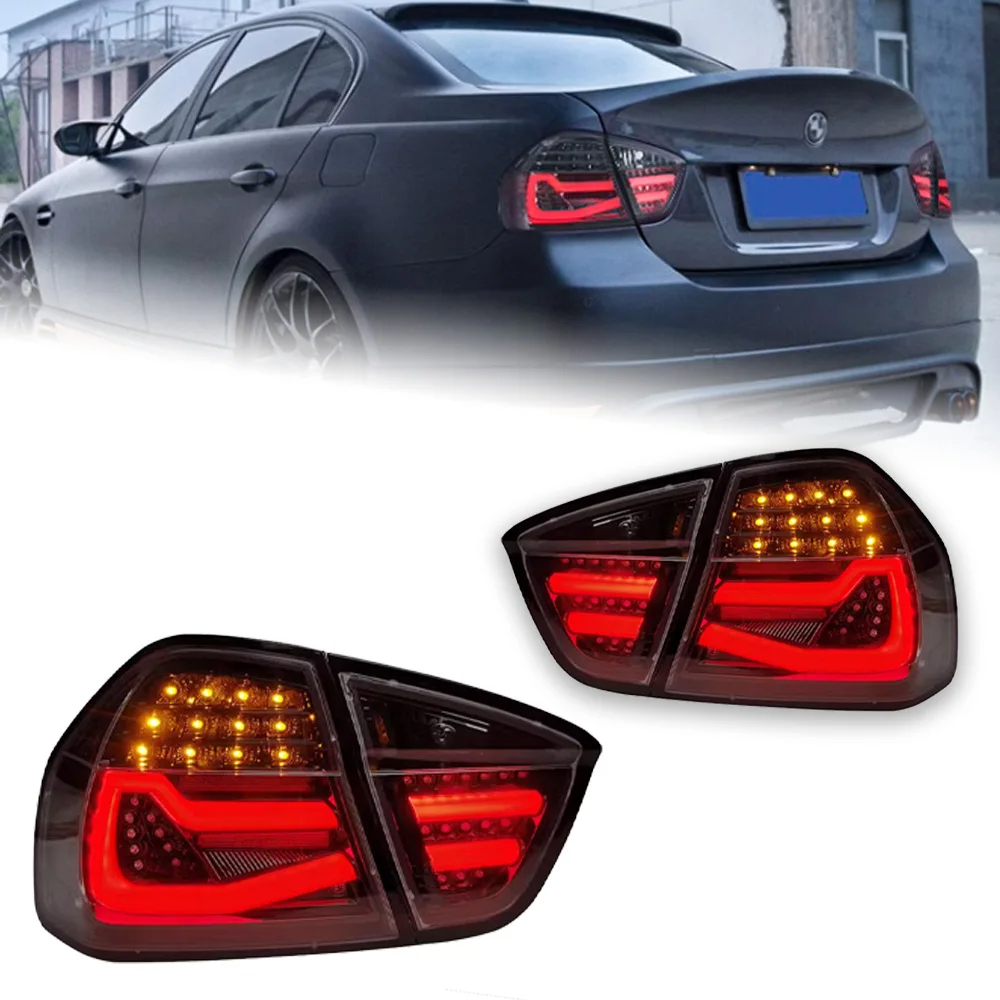 AKD Car Styling for BMW E90 Tail Lights 2005-2008 320i 323i325i 330i LED Tail Lamp DRL Signal Brake Reverse auto Accessories