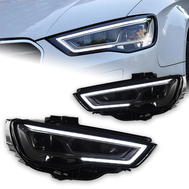 AKD Car Styling Head Lamp for Audi A3 Headlight 2013-2016 A3 8V LED Headlight Projector Lens DRL Head Lamp Auto Accessories