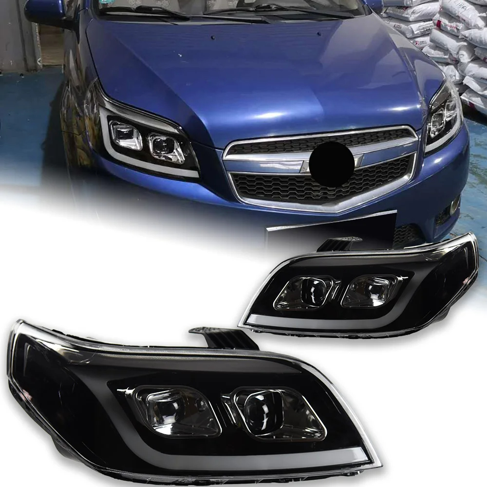 AKD Car Styling for Chevrolet Aveo Headlight 2008-2012 Lova LED Headlight Nexia DRL Hid Head Lamp Bi Xenon Beam Accessories