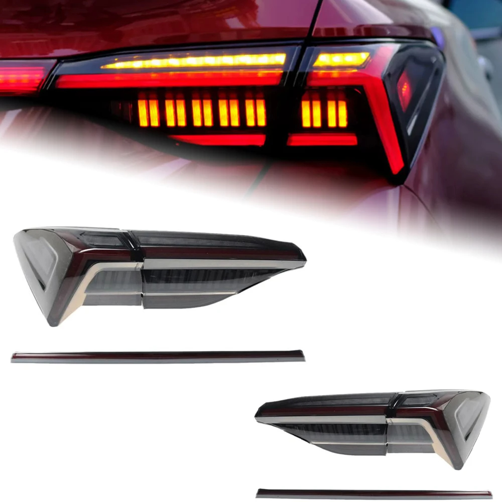 AKD Car Styling Tail Lamp for Toyota Avalon Tail Light 2018-2023 Avalon LED Tail Light Dynamic Signal Rear Lamp Auto Accesories