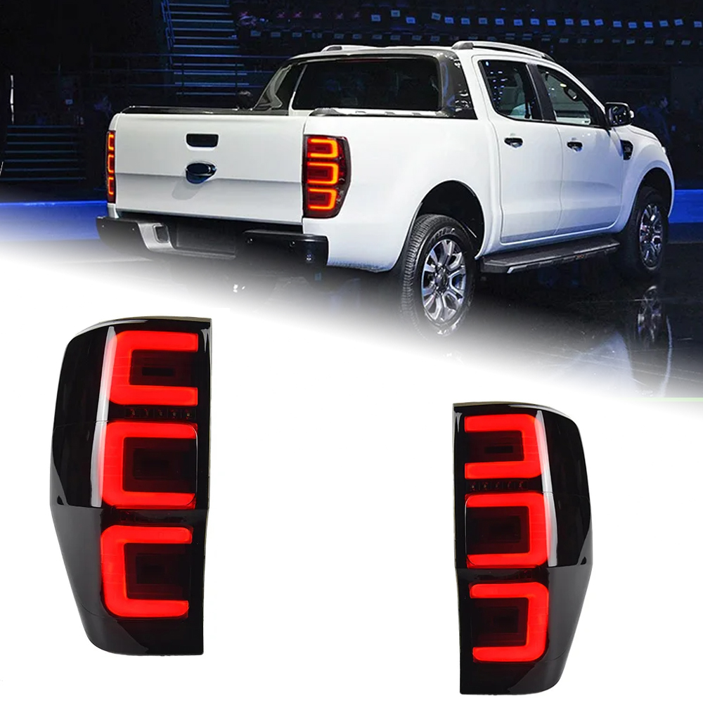 AKD Car Lights For VW Ranger Everest T6 2012-2020 LED Auto Taillight Assembly Upgrade All New Design Dynamic Signal Lamp Accessories