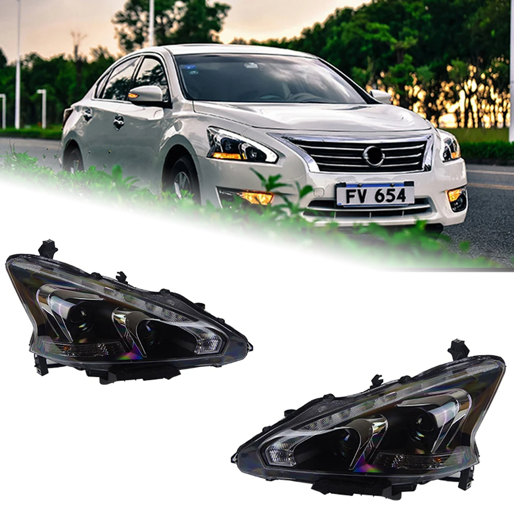 AKD Car Styling for Nissan Teana Headlights 2013-2017 Altima LED Headlight DRL Hid Option Head Lamp Angel Eye Beam Accessories