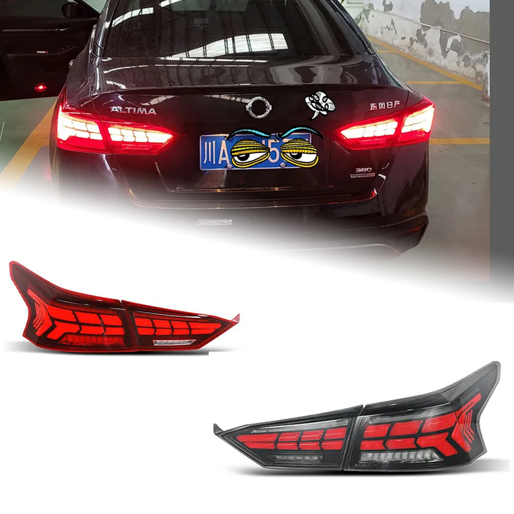 AKD Car Styling for Altima Tail Lights 2018-2021 Teana LED Tail Lamp led tail light Animation DRL Dynamic Signal auto Accessories