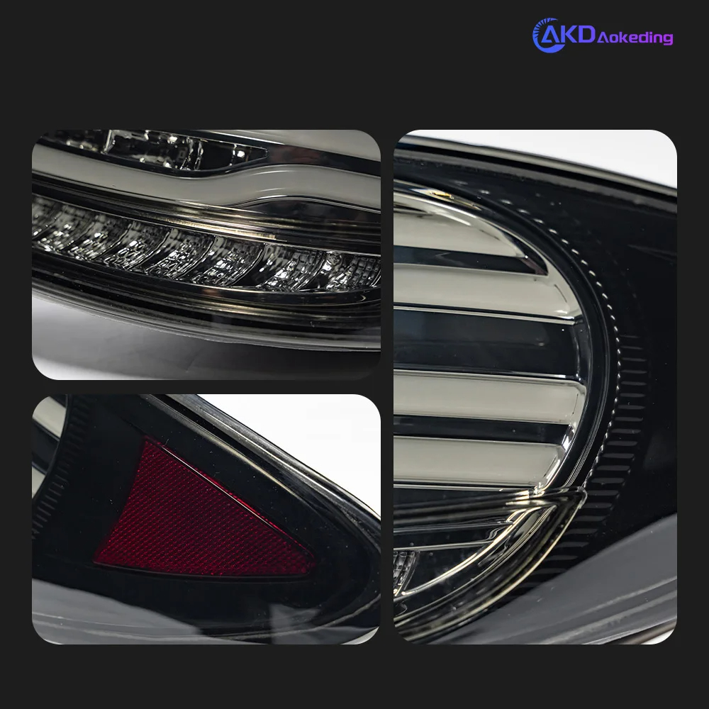 AKD Car Styling for Peugeot 206 Tail Lights 2004-2008 206CC LED Tail Lamp 207 LED DRL Brake Signal Reverse auto Accessories