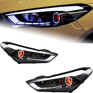 AKD Car Styling Head Lamp for Hyundai Tucson Headlight 2015-2018 New Tucson LED Headlight DRL Hid Bi Xenon Auto Accessories