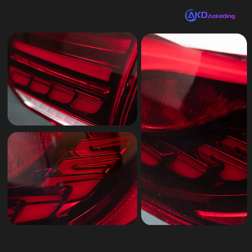 AKD Car Styling for VW Golf 6 Tail Lights 2009-2012 Golf6 R20 LED Tail Lamp GTS DRL Dynami Signal Brake Reverse Auto Accessories