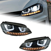 AKD Car Styling for VW Golf 7 Headlights 2013-2017 Golf7 LED Headlight GTI Design DRL Hid Head Lamp Angel Eye Bi Xenon Beam Accessories