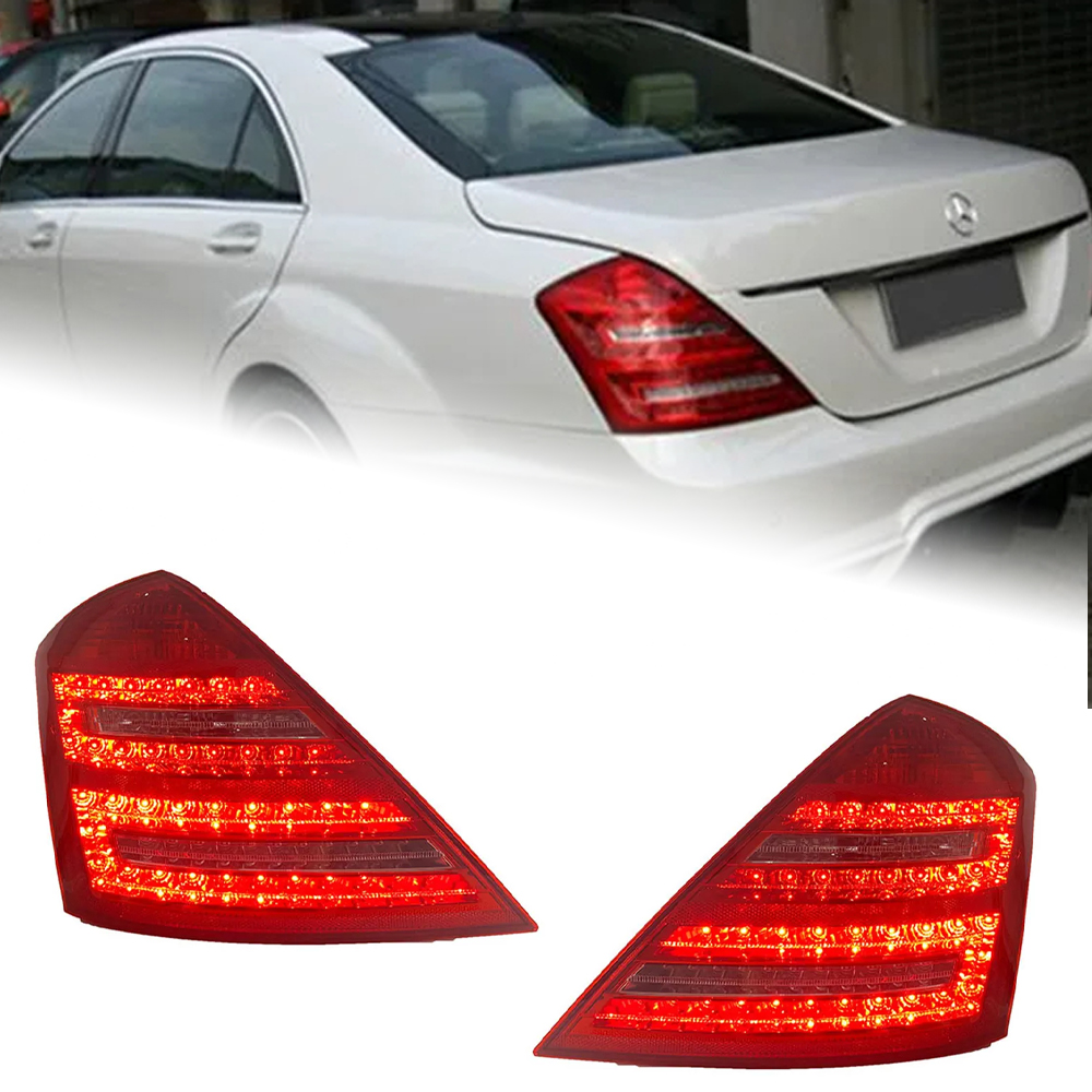 AKD Car Styling Tail Lamp for Benz W221 Tail Lights 2006-2012 S300 S350 S400 LED Tail Light DRL Dynamic Signal Lamp Auto Accessories