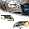 AKD Car Styling for Audi A6 Headlights 2005-2011 A6L C5 C6 LED Headlight LED DRL Hid Option Bi Xenon Head Lamp Auto Accessories