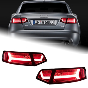 AKD Car Styling Taillights for Audi A6 LED Tail Light 2008-2012 A6L C7 Tail Lamp DRL Rear Turn Signal angel eyes Automotive Accessories