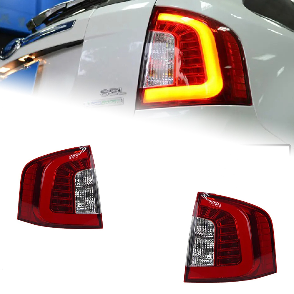 AKD Car Styling for Ford Edge Tail Lights 2010-2015 Edge Limited LED Tail Lamp LED Tail Light DRL Brake Reverse auto Accessories