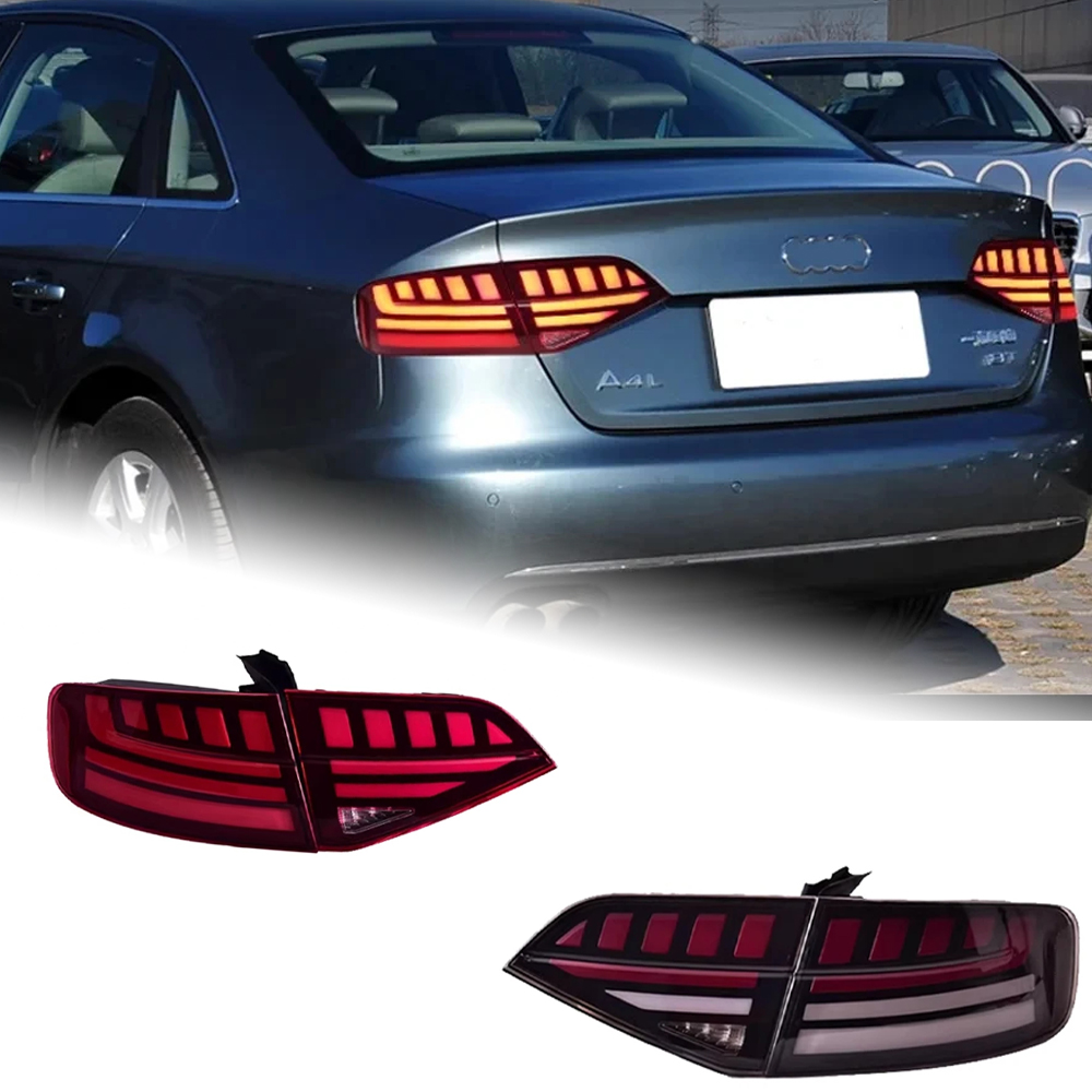 AKD Tail Lamp for Audi A4 B8 LED Tail Light 2009-2012 A4L Rear Fog Brake Turn Signal Automotive Accessories