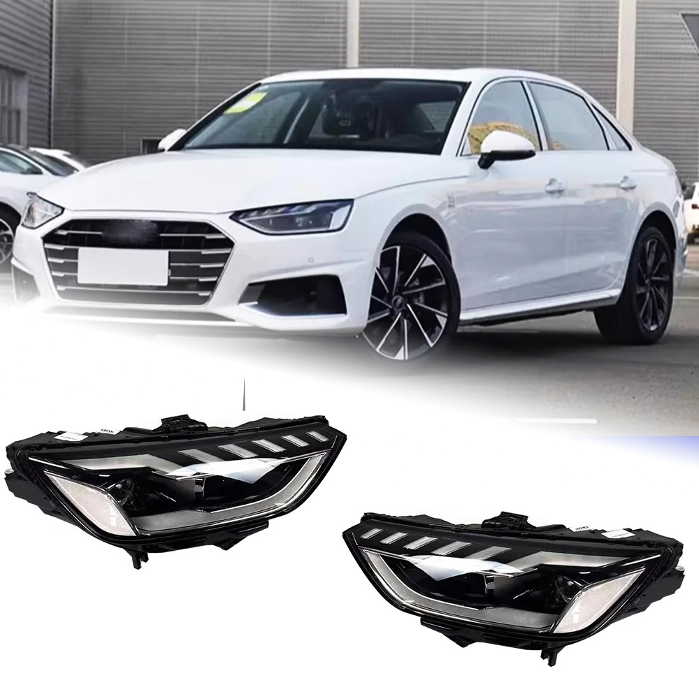 AKD Head Lamp for Audi A4 B10 LED Headlight 2020-2023 Headlights A4L S4 DRL Turn Signal High Beam Angel Eye Projector Lens