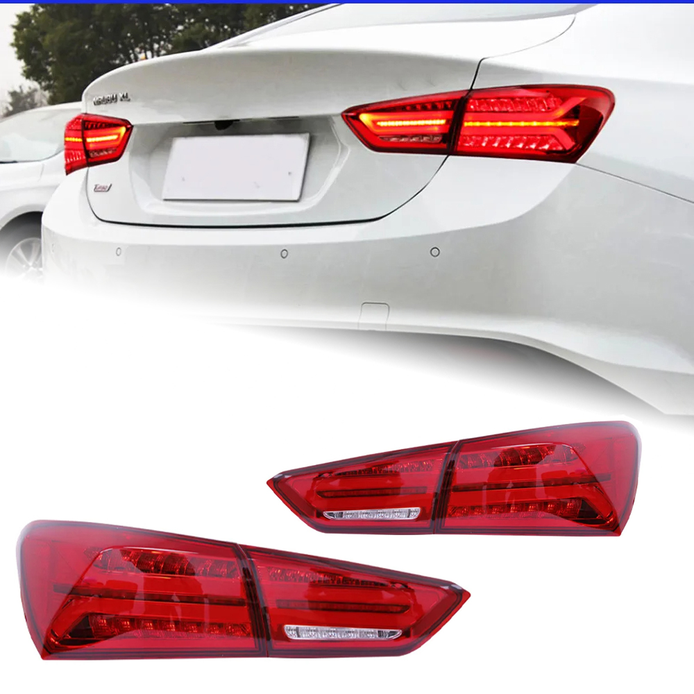 AKD Car Styling Tail Lamp for Chevrolet Malibu XL Tail Light 2017-2019 LED Rear Lamp DRL Dynamic Signal Brake auto Accessories