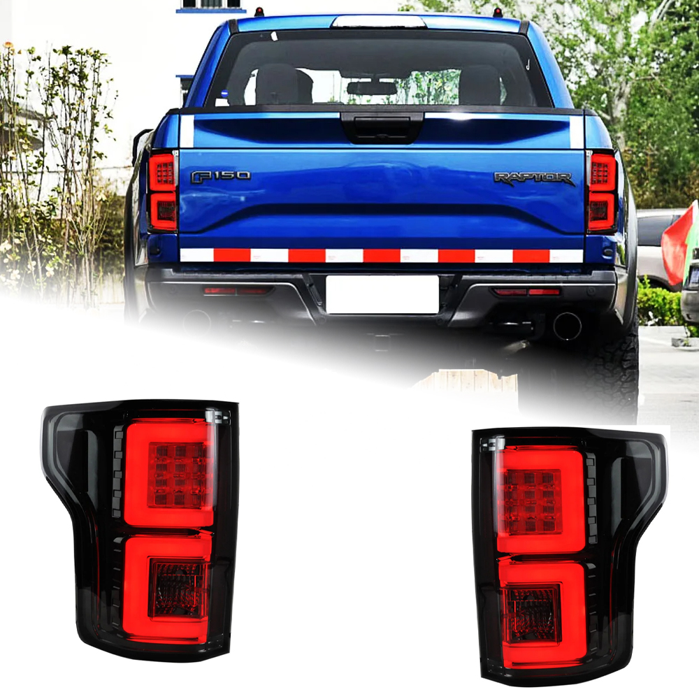 AKD Car Styling for Ford Raptor Tail Lights 2008-2020 F-150 Tail Lamp F150 LED Tail Light Dynamic DRL Reverse auto Accessories