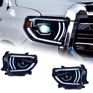 AKD Head Lamp for Toyota Tundra LED Headlight 2014-2019 Headlights Tundra DRL Turn Signal High Beam Angel Eye Projector Lens