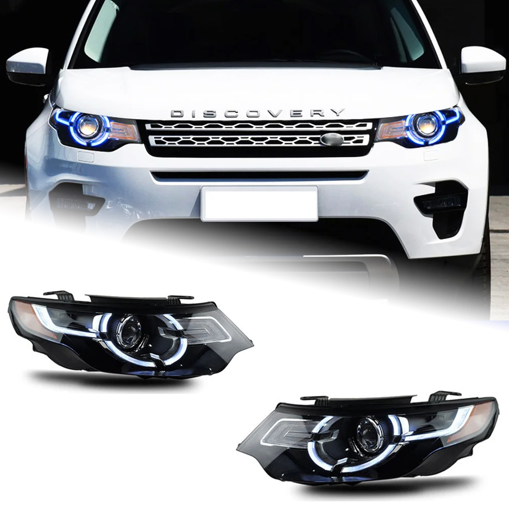 AKD Car Lights for Discovery Sport 2016-2018 Freelander LED Auto Headlight Assembly Upgrade High Configure Dynamic Lamp Accessories