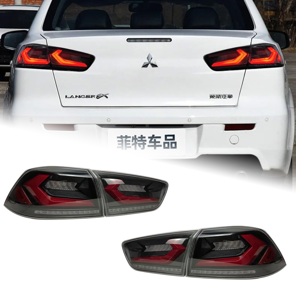 AKD Tail Lamp for Mitsubishi Lancer LED Tail Light 2009-2016 Lancer EX Rear Fog Brake Turn Signal Automotive Accessories